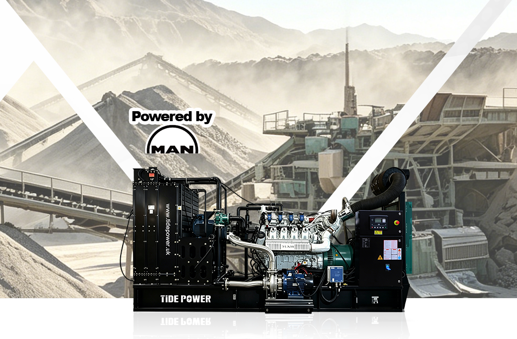 Tide Power’s MAN Gas Generator Sets: The Preferred Power Solution for Mining and Data Centers Worldwide