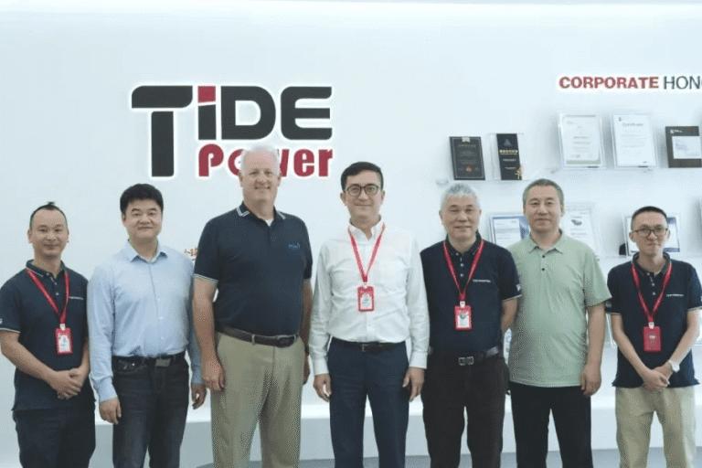 Senior executives from Germany’s MWM company visit Tide Power