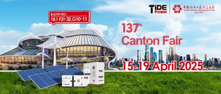Join Tide Power at Canton Fair to Witness Innovation in Action