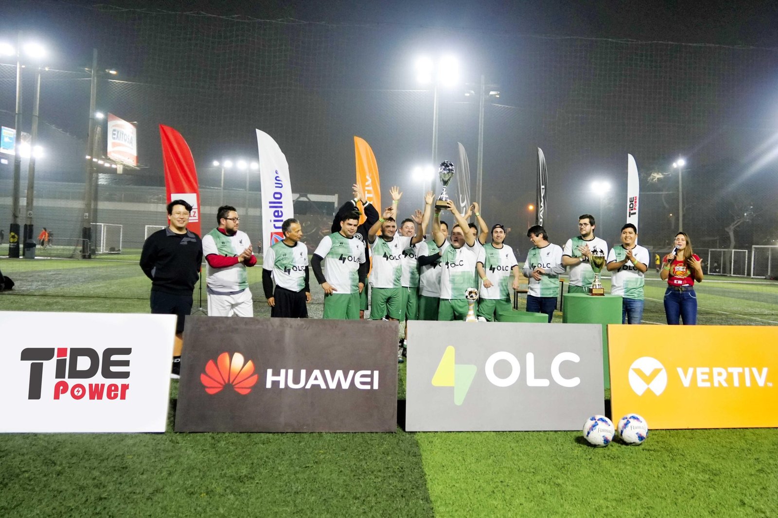 Tide Power at a 7-a-side Football Blitz Championship in Latin America