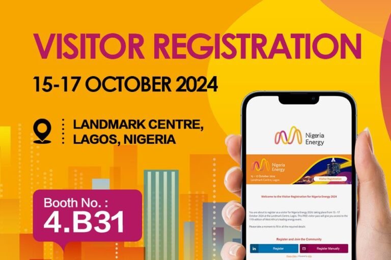 Register to visit Tide Powers stand NO.4.B13 at Nigeria Energy