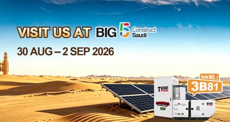 Visit Tide Power at Big 5 Construct Saudi 2026